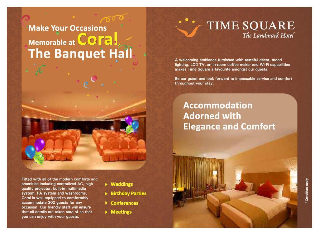 Time Square - The Landmark Hotel Hyderabad Luaran gambar